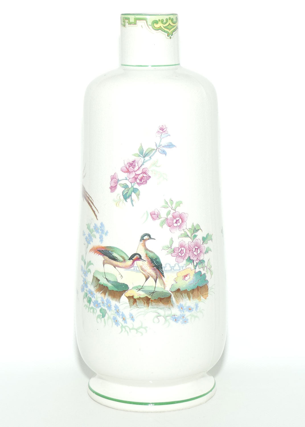 Early Grimwades Brothers Winton Asiatic Pheasant vase | Narrow Neck