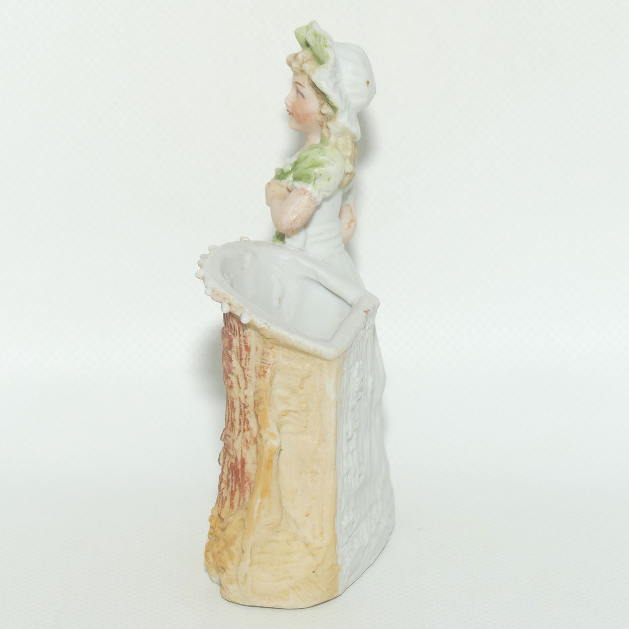 German Bisque Girl spill vase figure | Numbered 3797