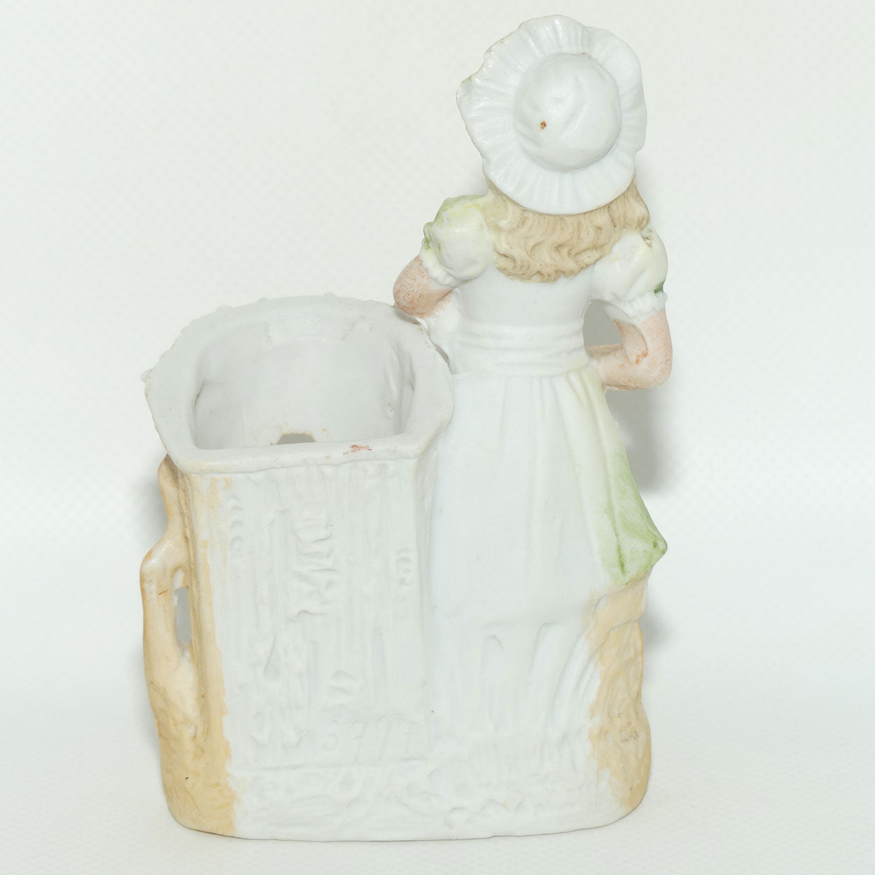 German Bisque Girl spill vase figure | Numbered 3797