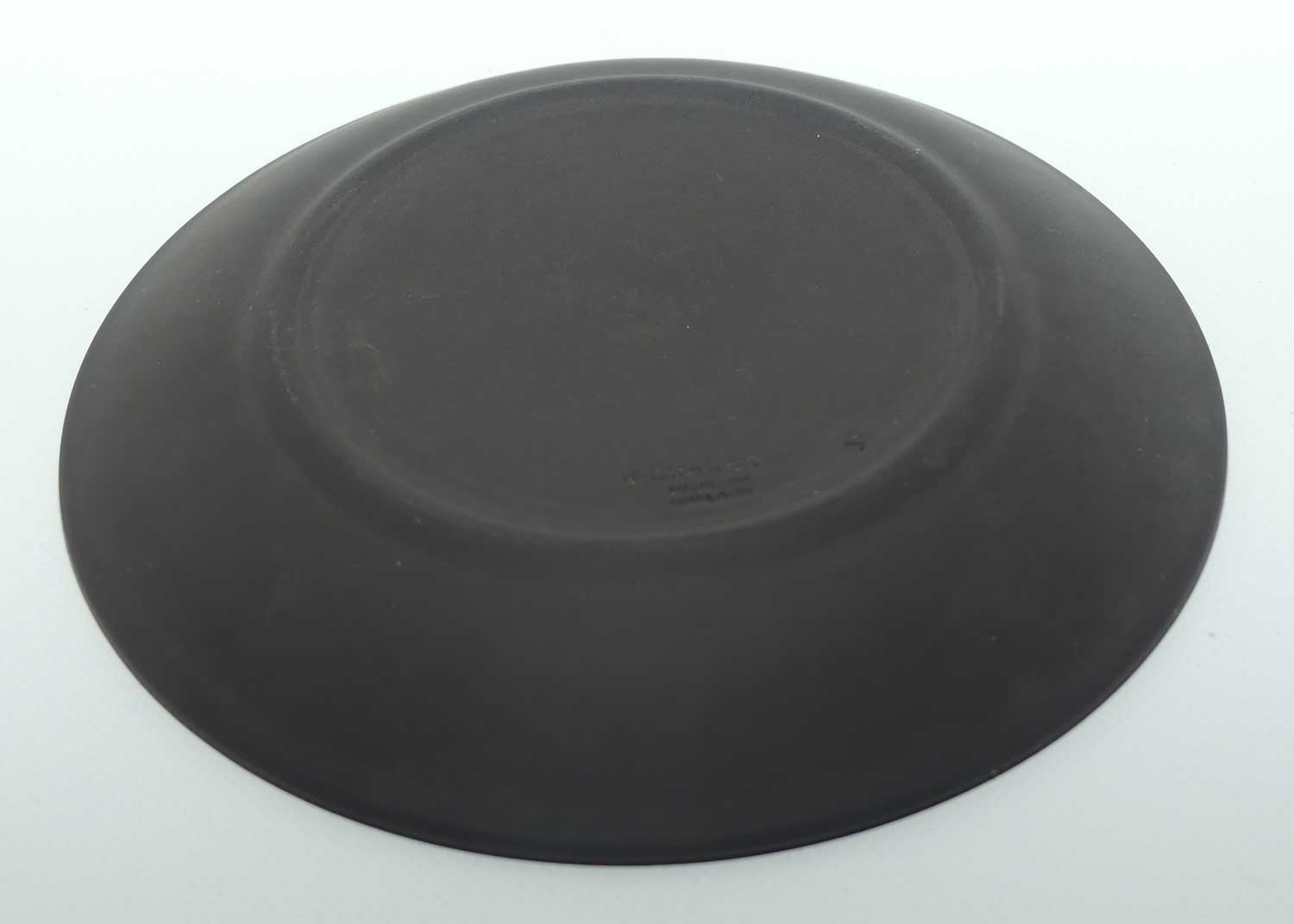 Wedgwood Black Jasper mini plate | Cherub with Arrows | #2