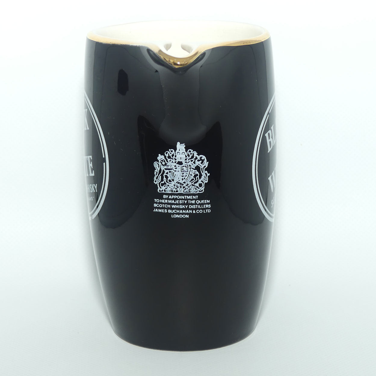 Wade PDM Black and White Scotch Whisky water jug | Buchanans