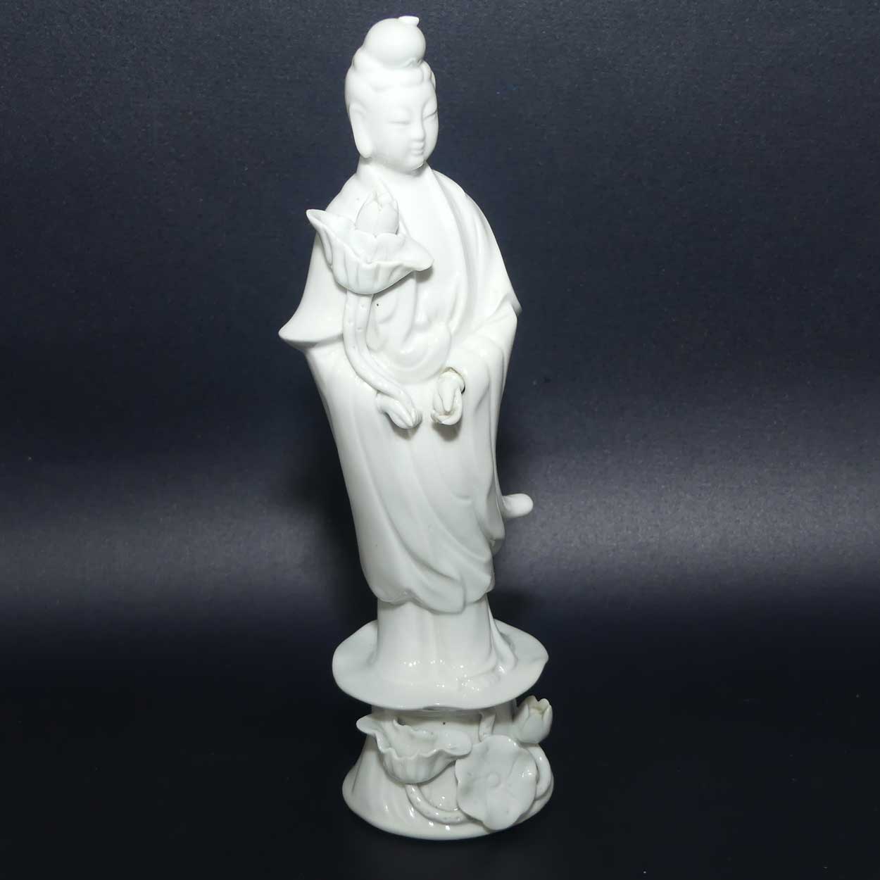 Mid 20th Century Chinese Blanc de Chine Guanyin