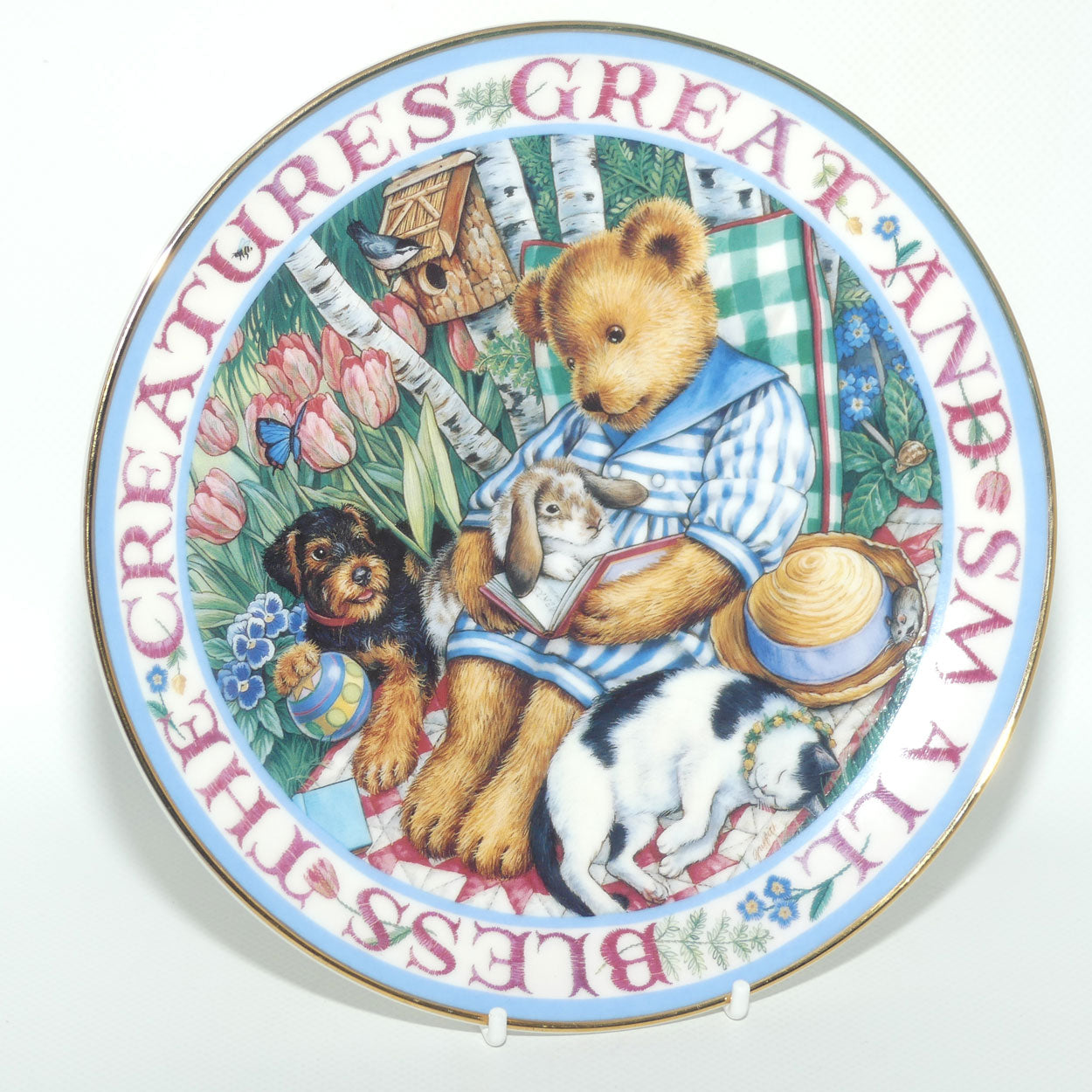 Royal Doulton Teddies plate by Linda Hill Griffith | Blessed with Friends
