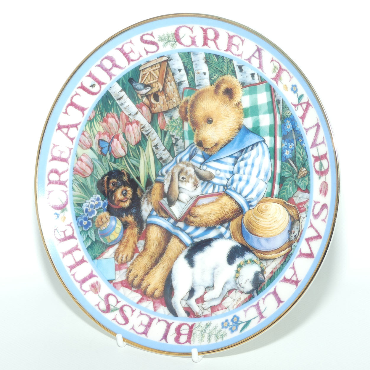 Royal Doulton Teddies plate by Linda Hill Griffith | Blessed with Friends