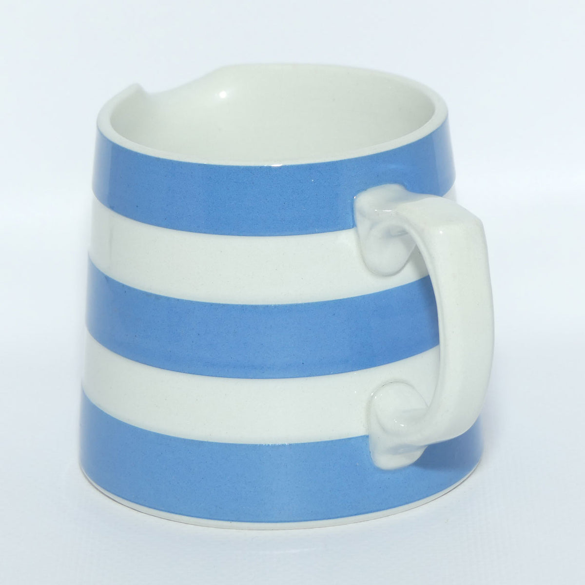 TG Green & Co Cornish Kitchen Ware milk jug | Blue and White Bands