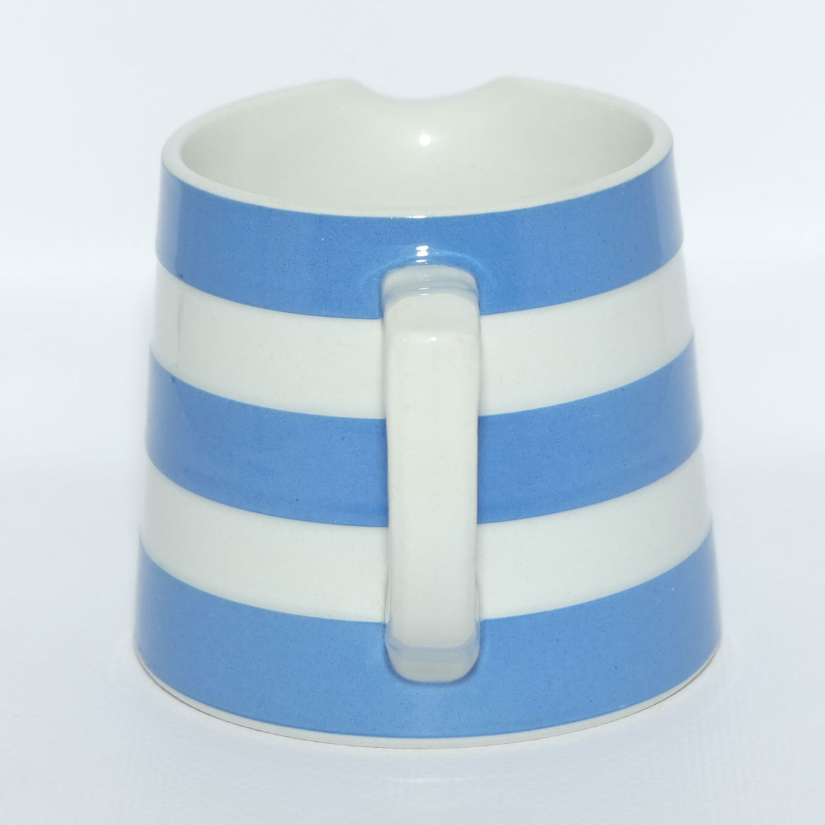 TG Green & Co Cornish Kitchen Ware milk jug | Blue and White Bands