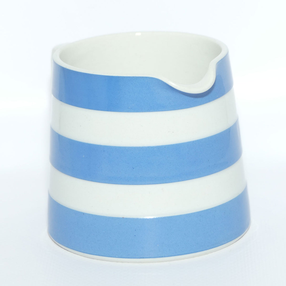 TG Green & Co Cornish Kitchen Ware milk jug | Blue and White Bands