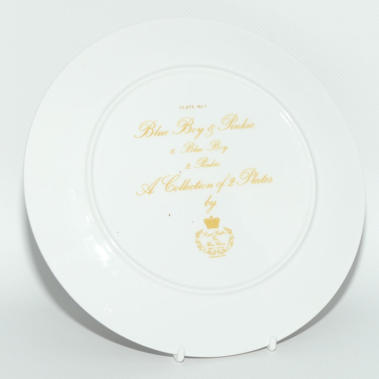 Royal Grafton Bone China Blue Boy plate
