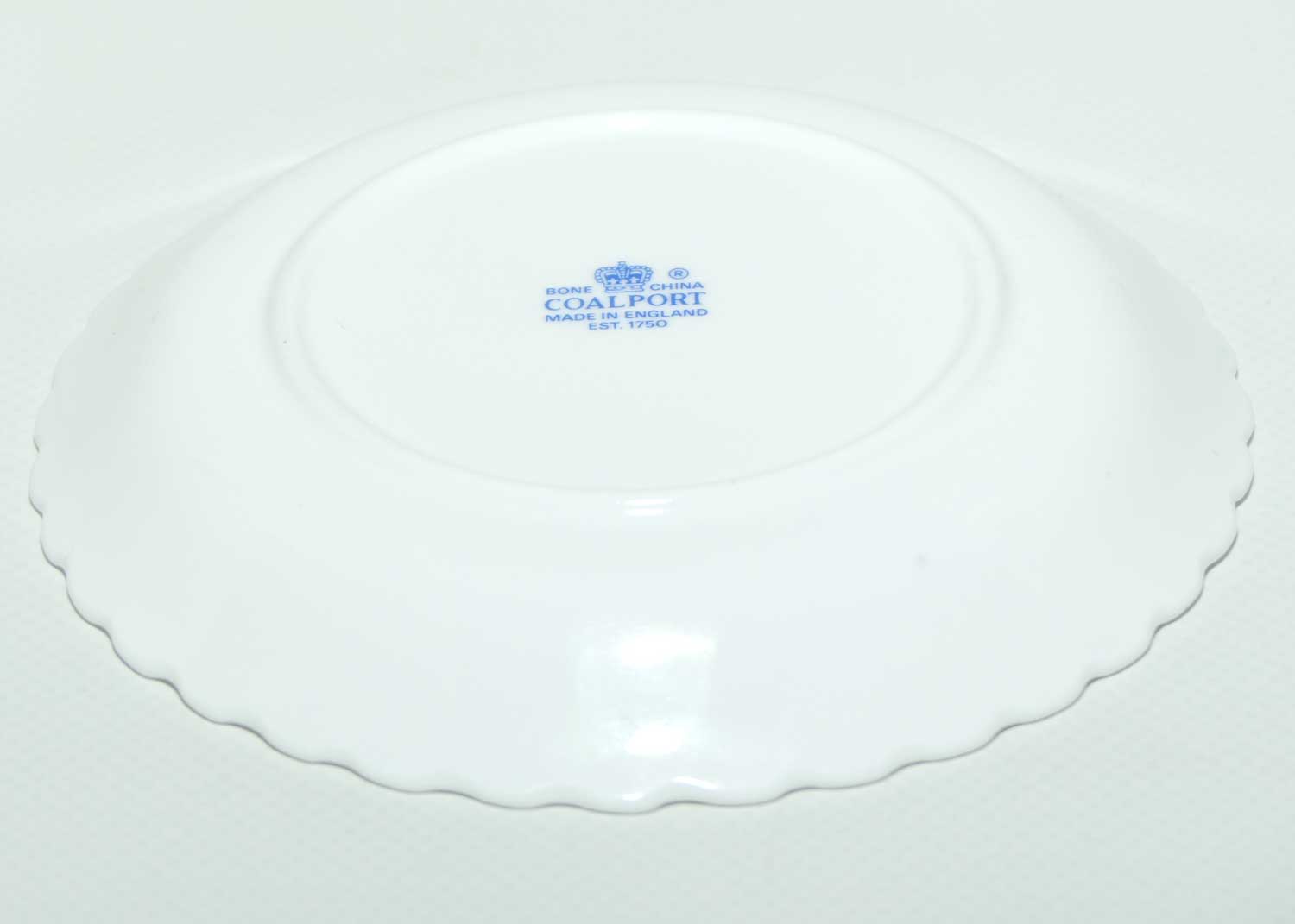 Coalport Bone China dish | 12cm | Delicate Blue Floral pattern