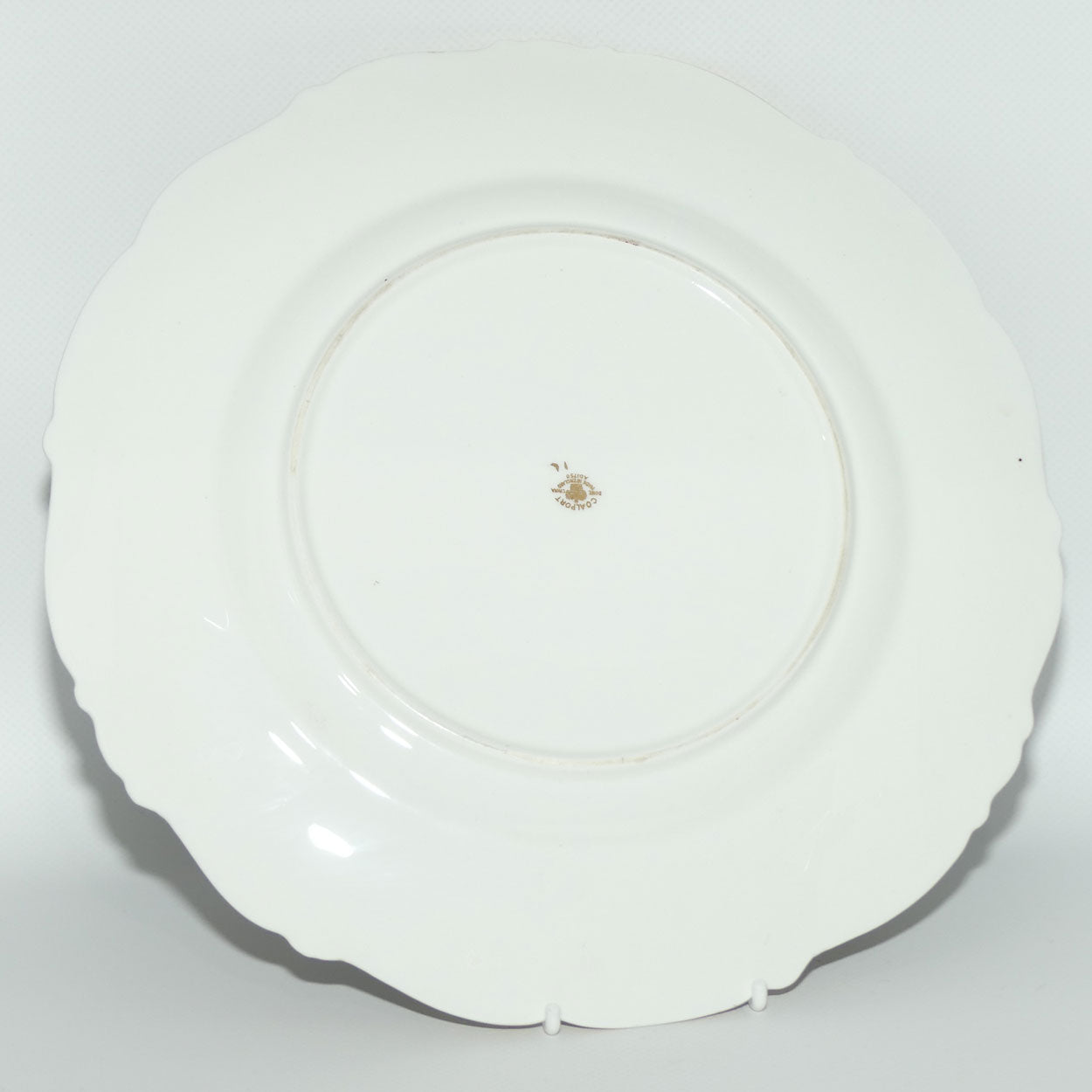 Coalport Asiatic Pheasants design Royal Blue and Heavily Gilt plate