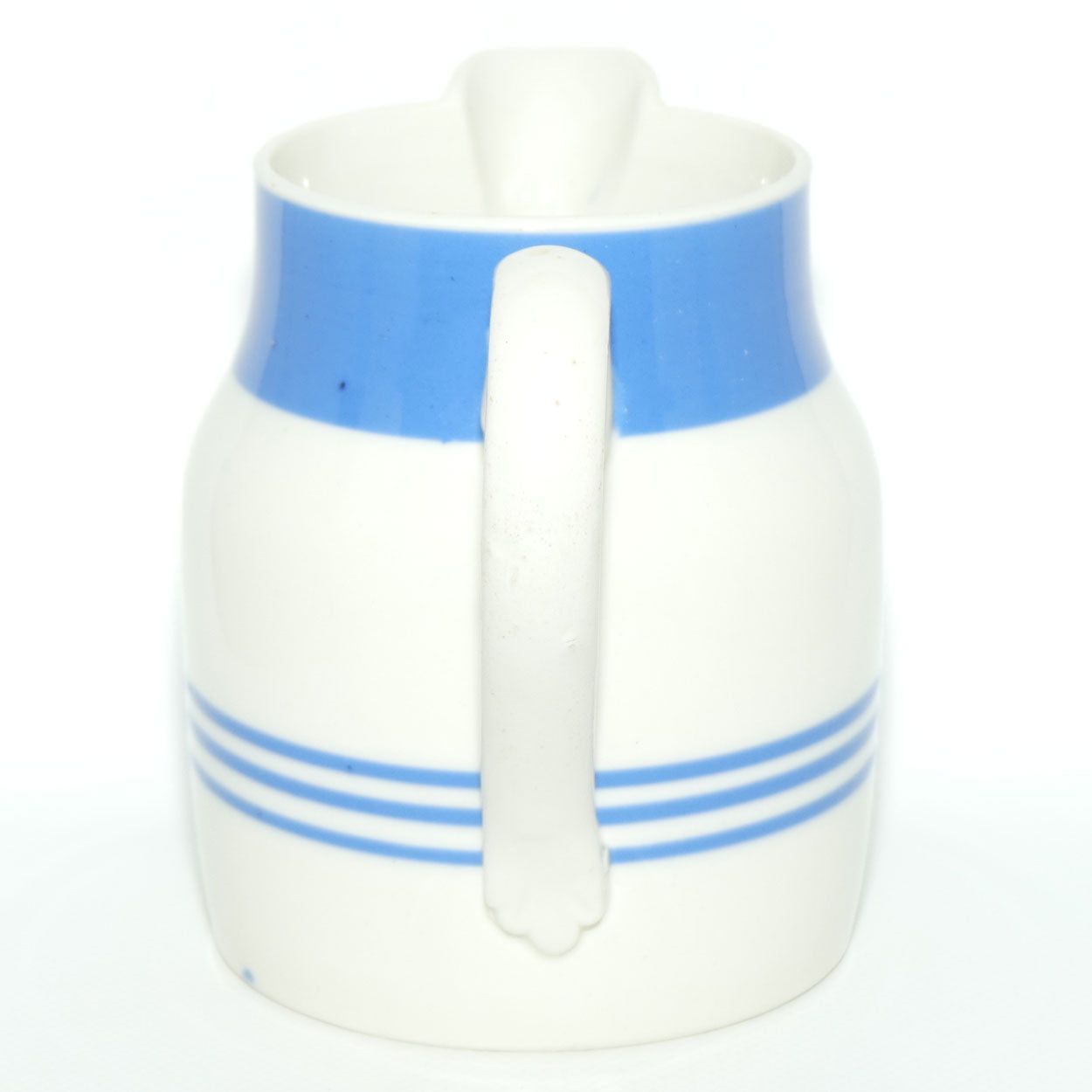 Adderley Blue and White Banded Kitchen Ware | milk jug | Vintage Kitchenalia