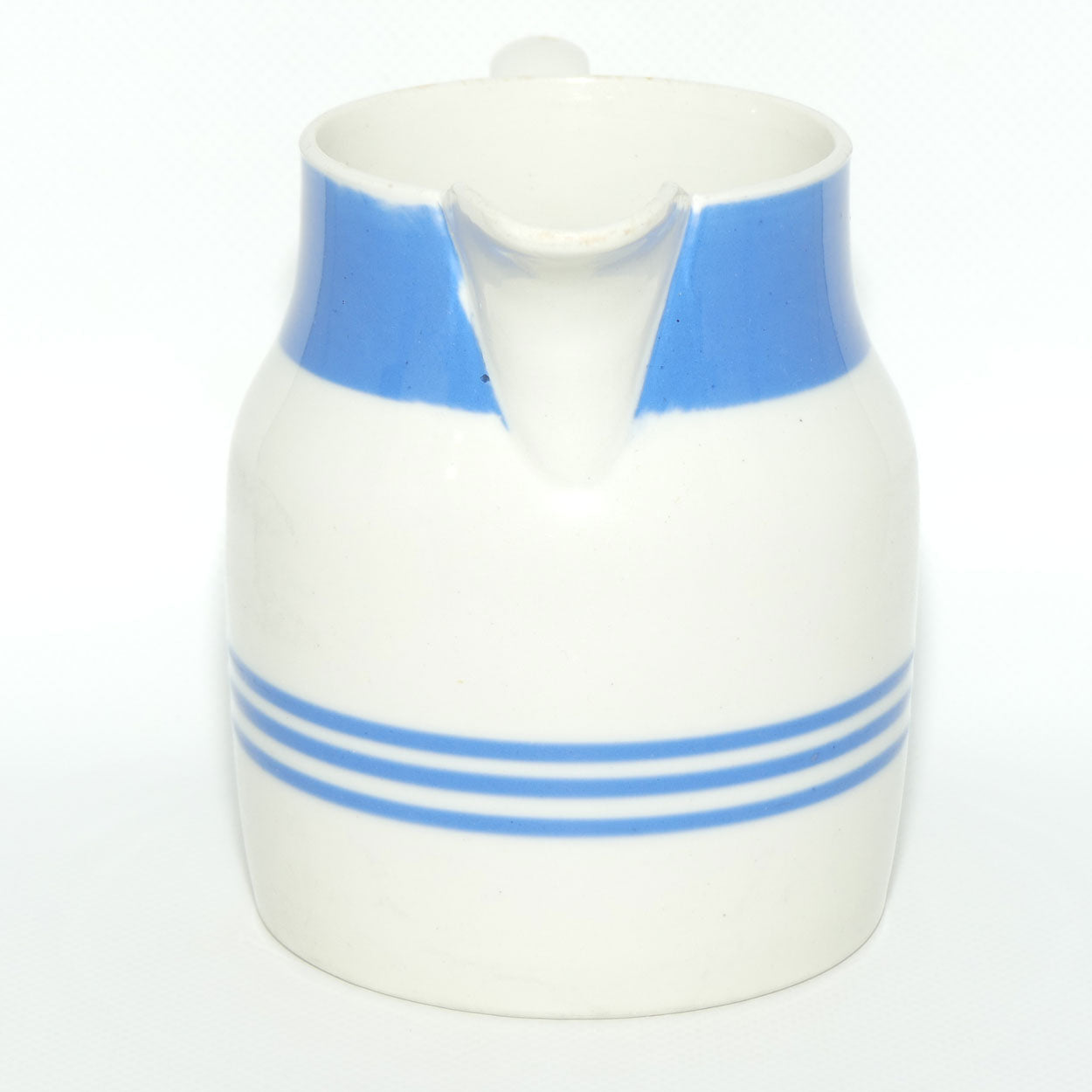 Adderley Blue and White Banded Kitchen Ware | milk jug | Vintage Kitchenalia