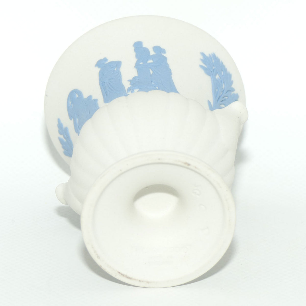 Wedgwood Jasper | Blue on White | Campagna vase | #1
