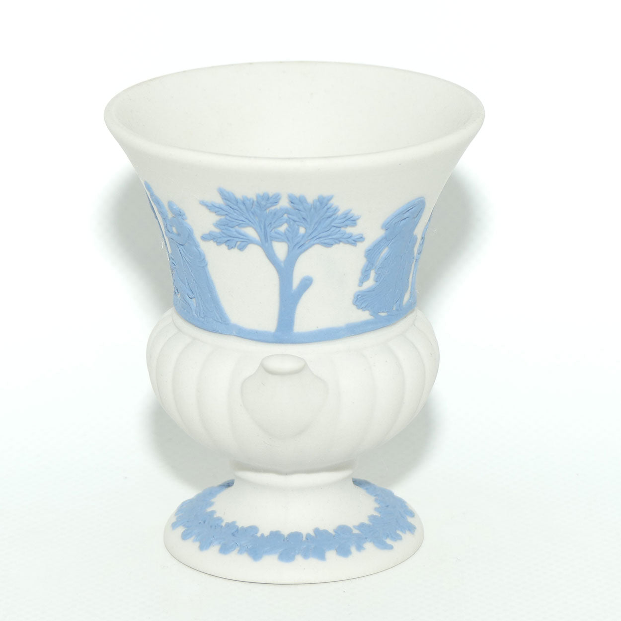 Wedgwood Jasper | Blue on White | Campagna vase | #2