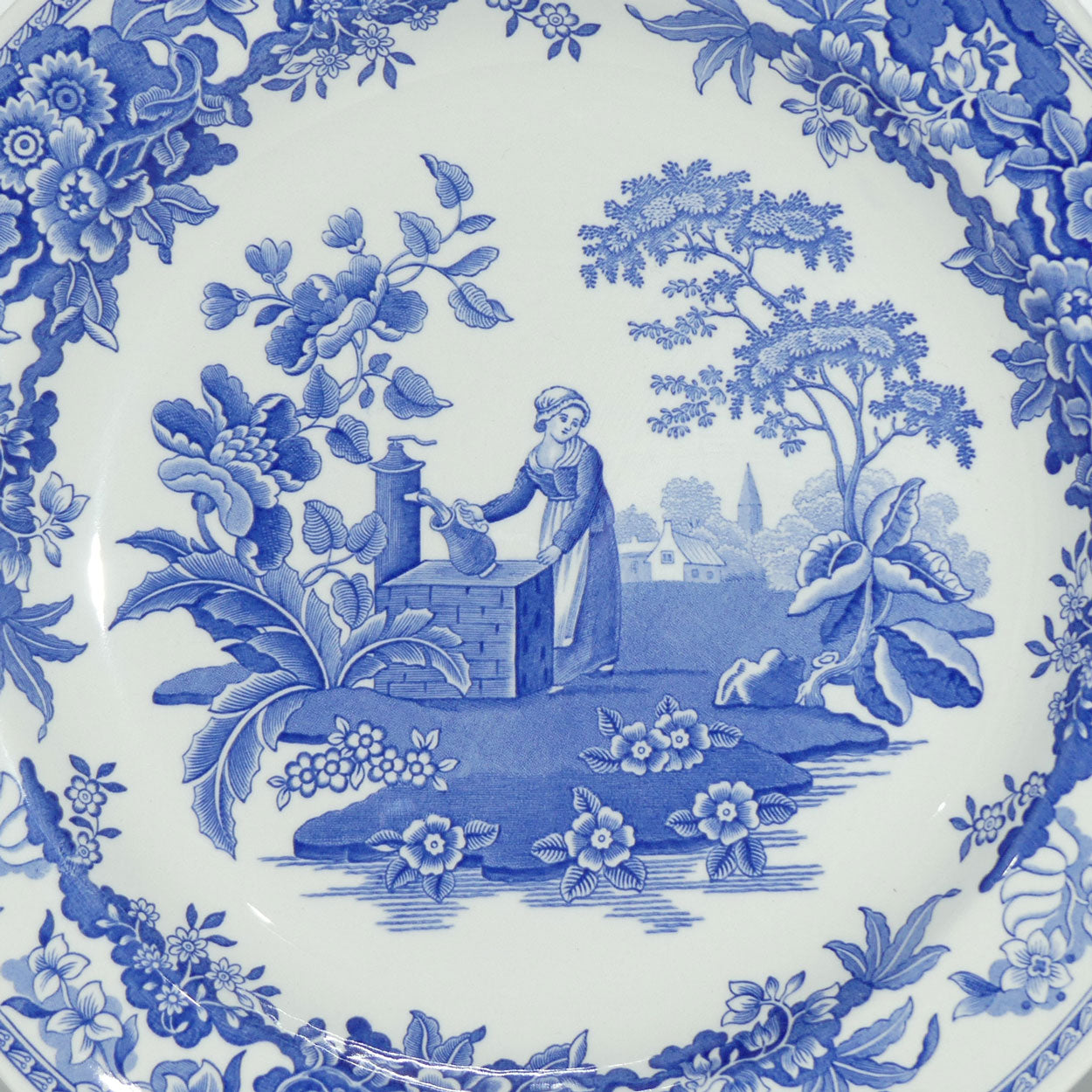 Spode Blue Room Collection | Girl at Well plate | 26cm | #2