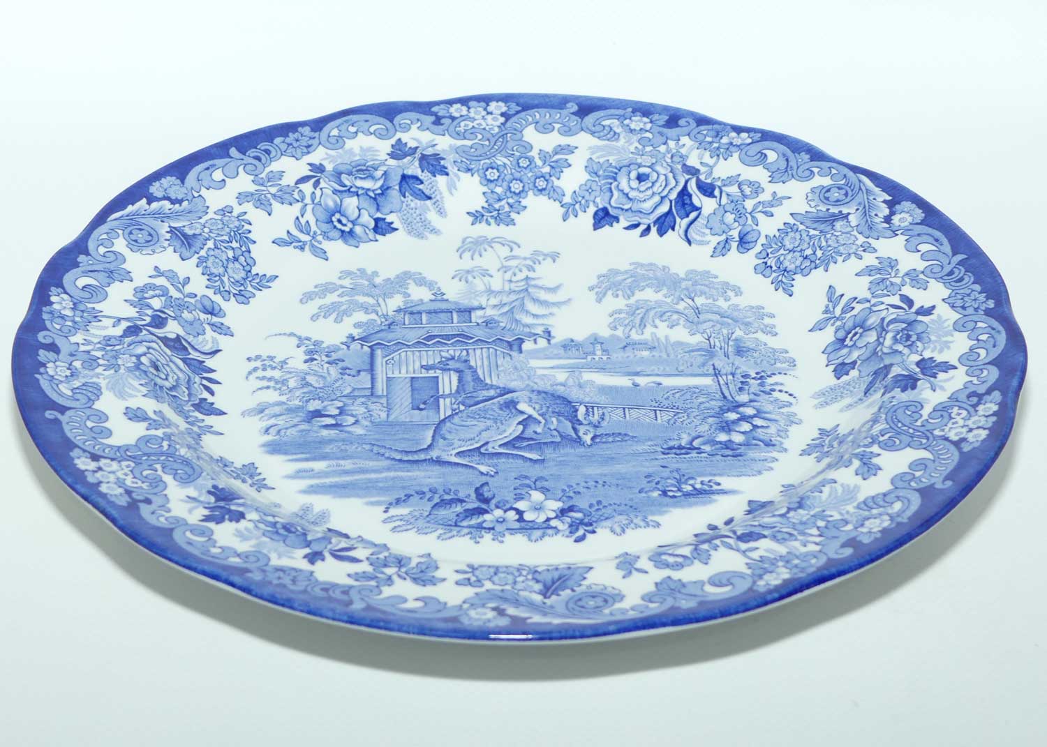 Spode Blue Room Collection | The Kangaroo Enclosure plate | 26cm