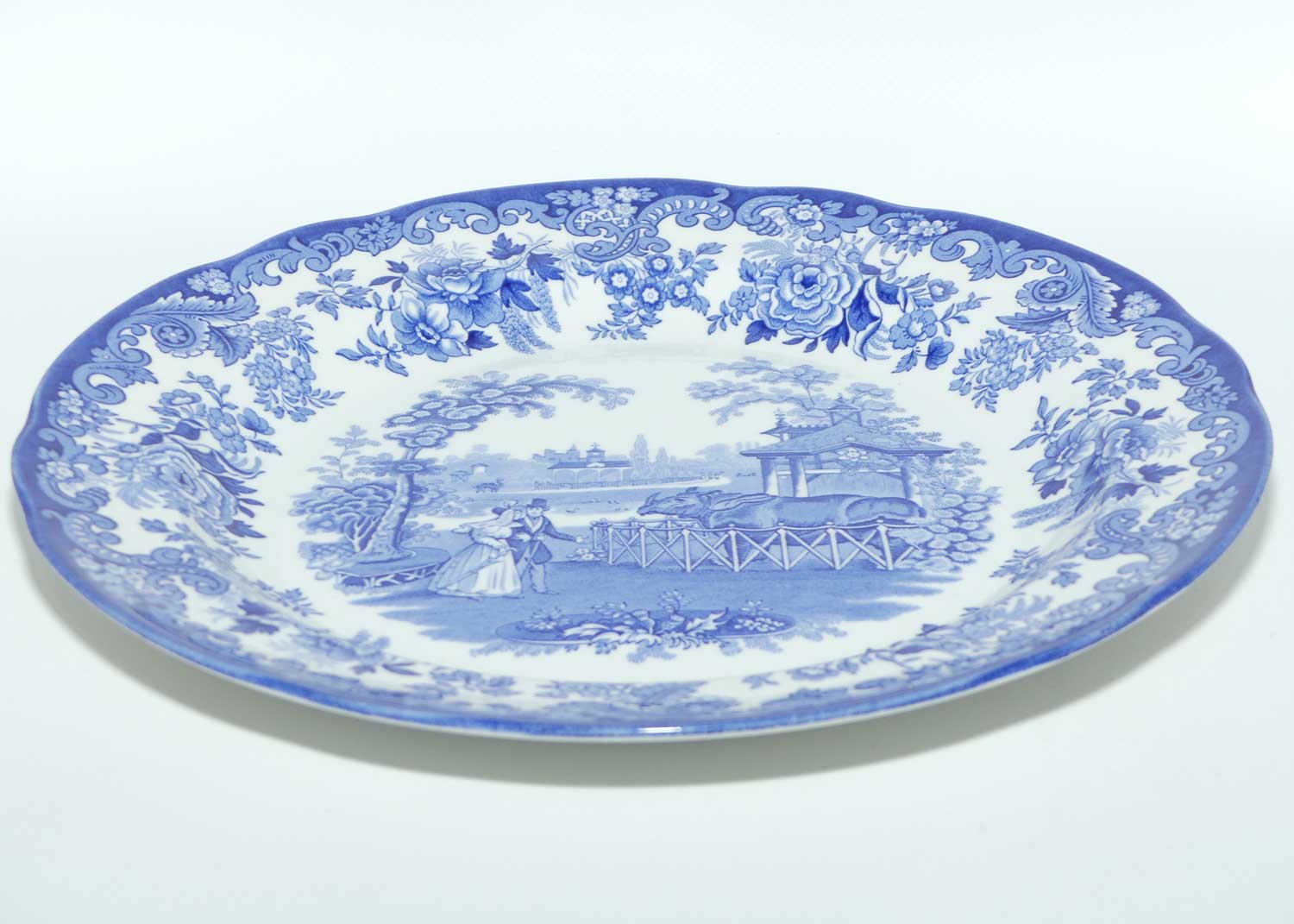 Spode Blue Room Collection | The Rhinoceros House plate | 26cm