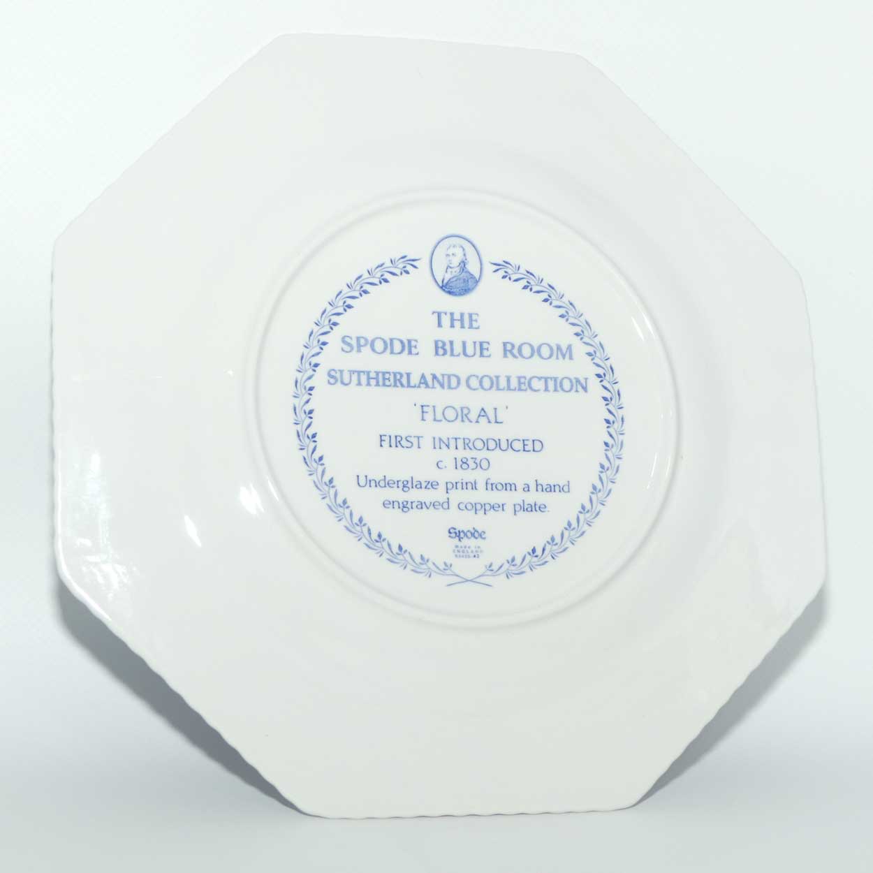 Spode Blue Room Sutherland Collection | Floral plate | 24cm