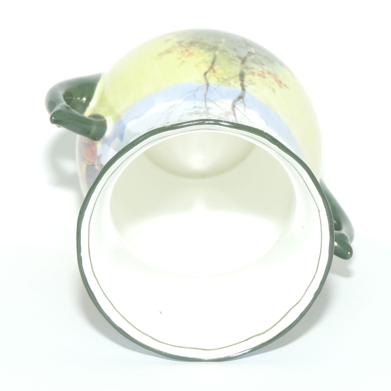 Royal Doulton Coaching Days twin handle vase | rare Blue Sky variation #1