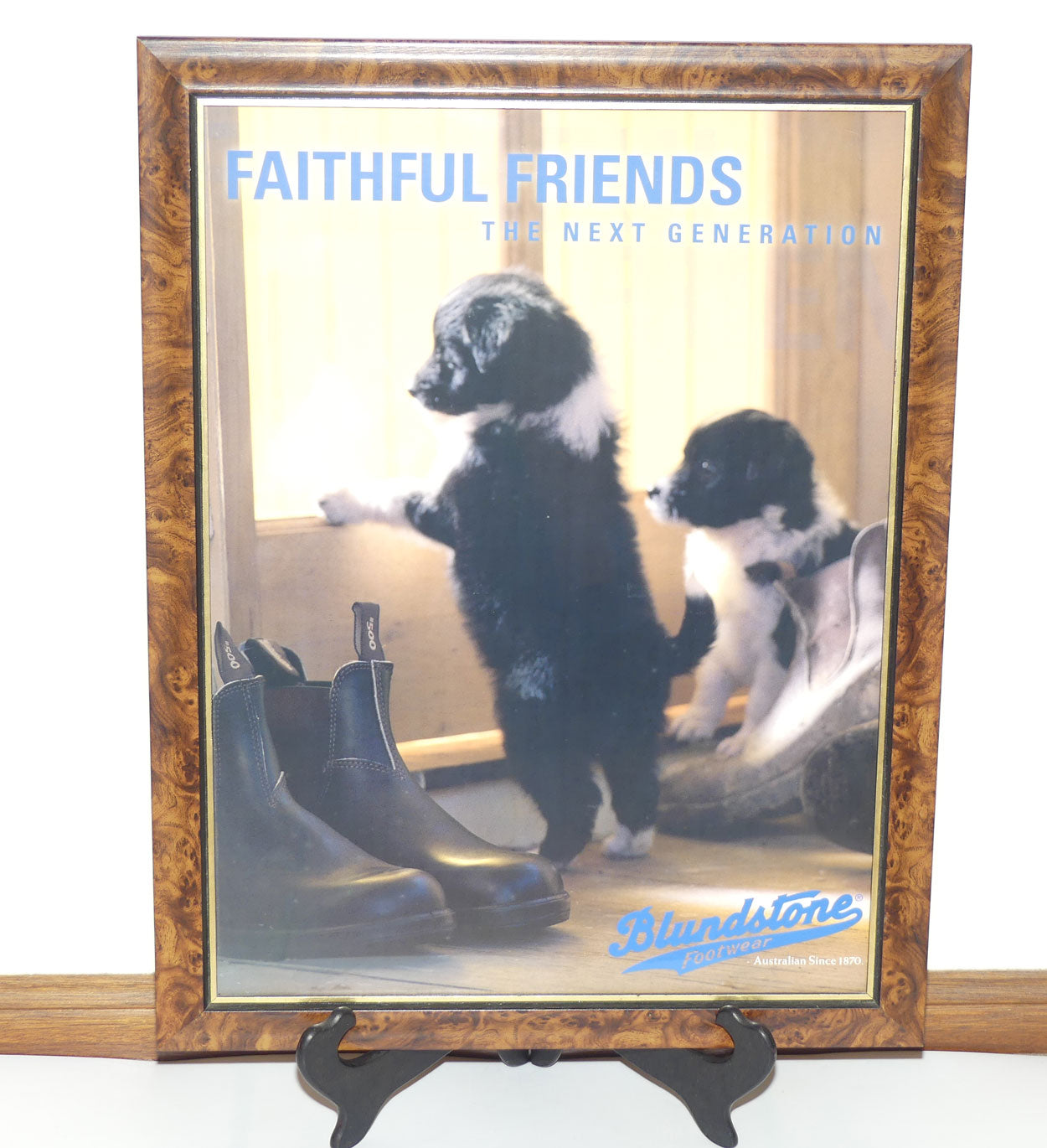 Blundstone Footwear | Blundstone Boots Faithful Friends Framed Advertising Print