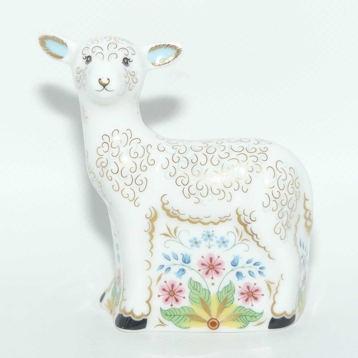 Royal Crown Derby paperweight | Bo | Baby Sheep | Ltd Ed | signed and boxed