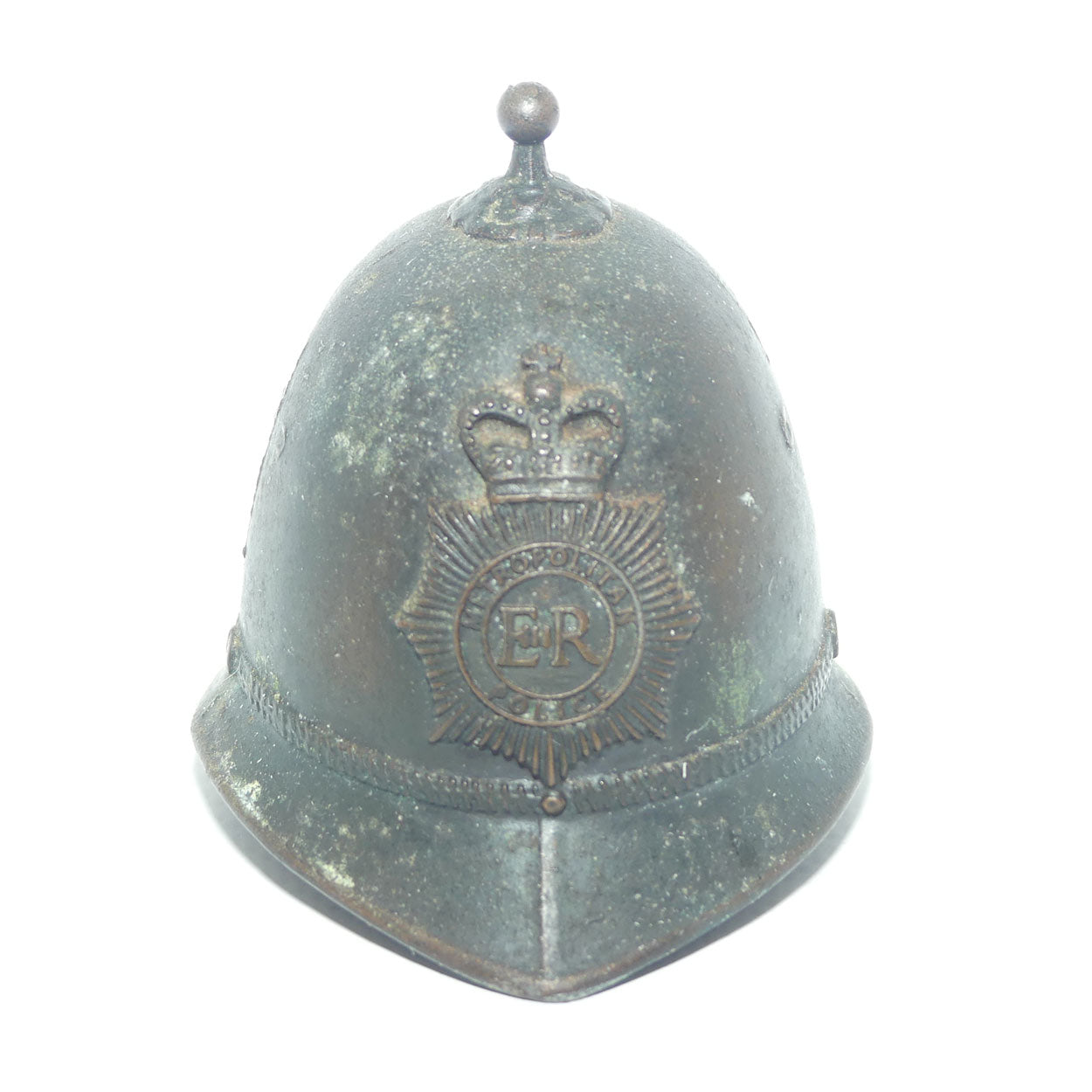 Vintage Metropolitan Police London Bobby Bell | ER badge