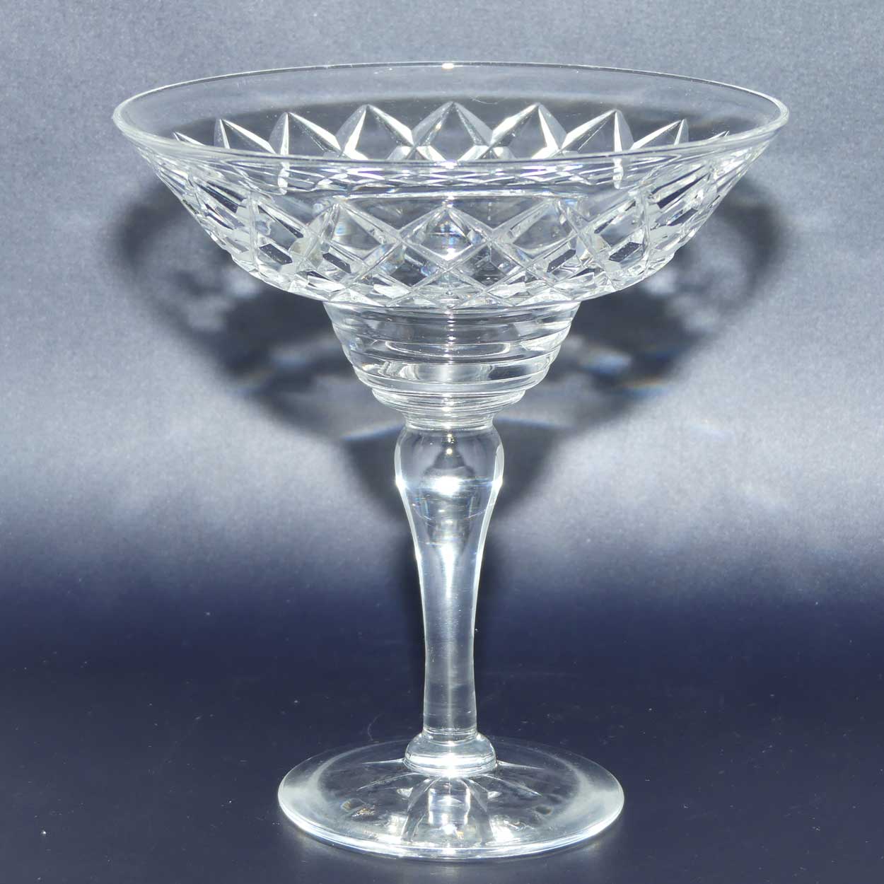Boda Crystal compote | Diamond Cut design