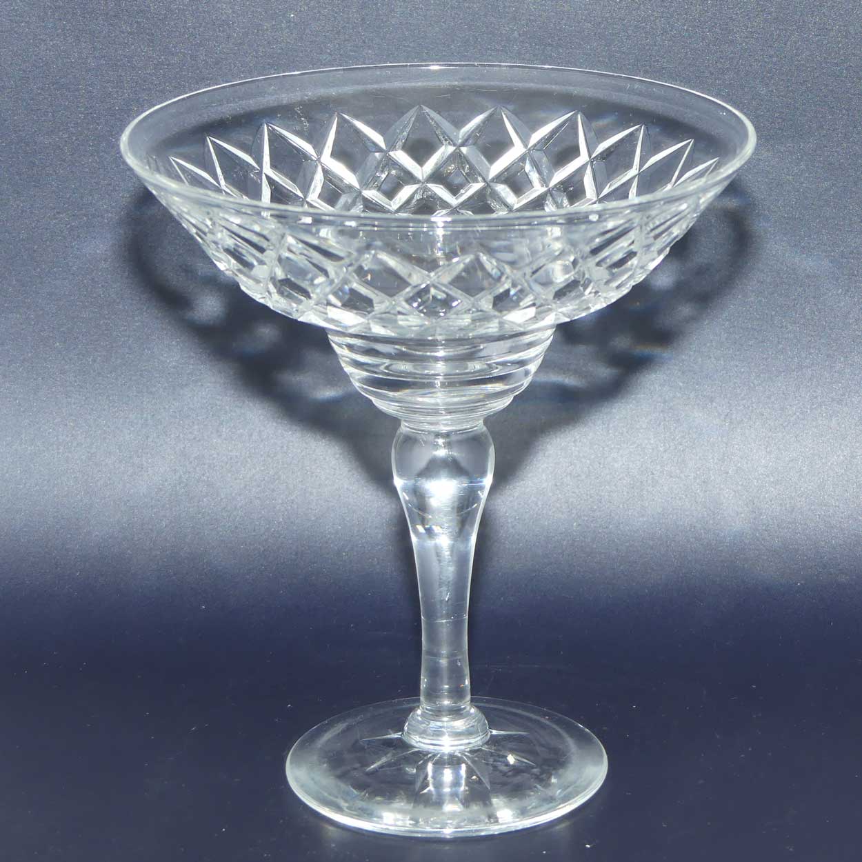 Boda Crystal compote | Diamond Cut design