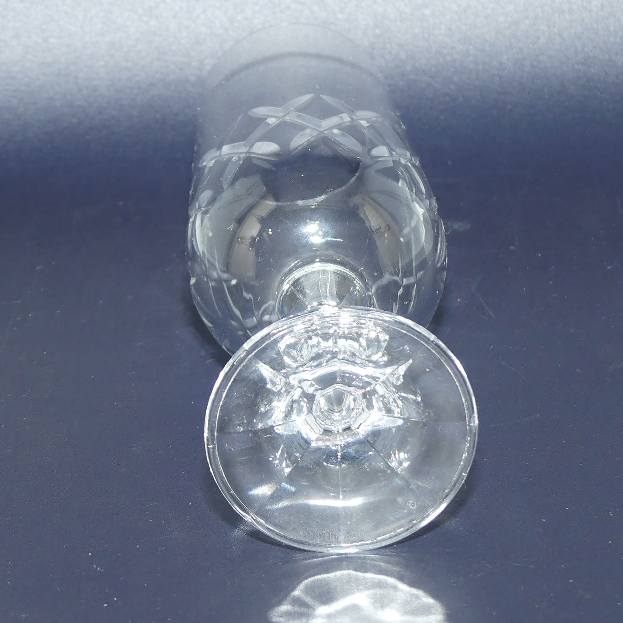 Set of 6 Diamond Cut Crystal Flutes | 150mls | Boxed