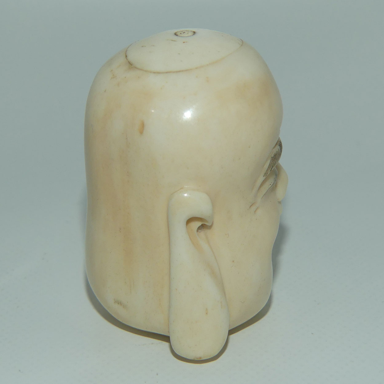 Chinese Carved Bone Buddha caricature