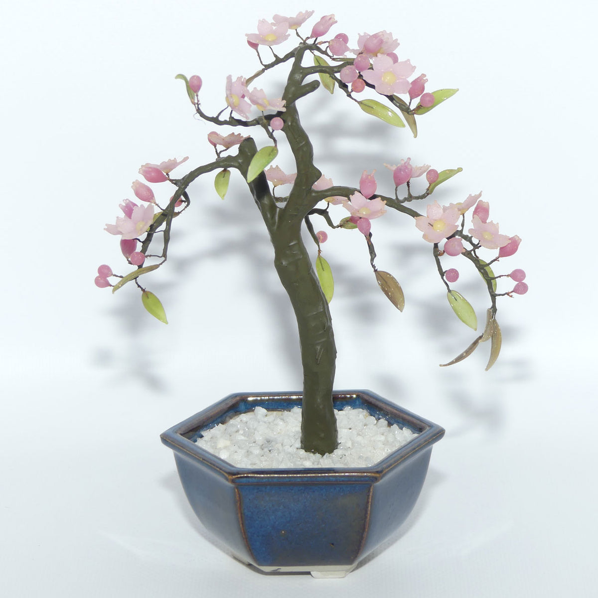 Japanese Bonsai Tree | Flowers made from Rose Quartz
