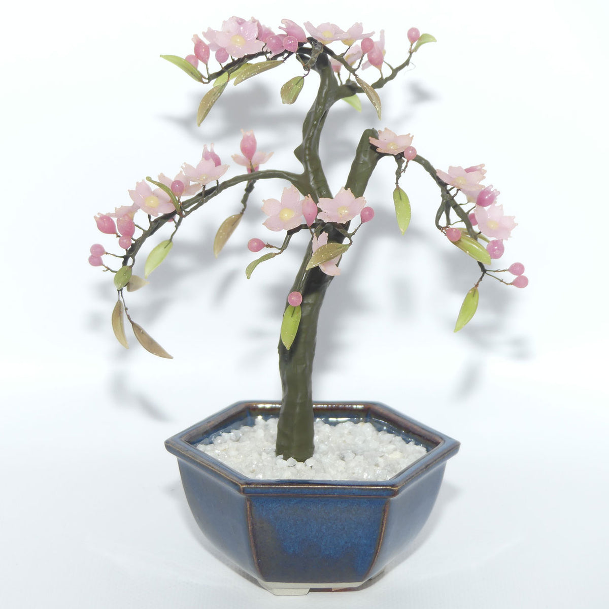 Japanese Bonsai Tree | Flowers made from Rose Quartz