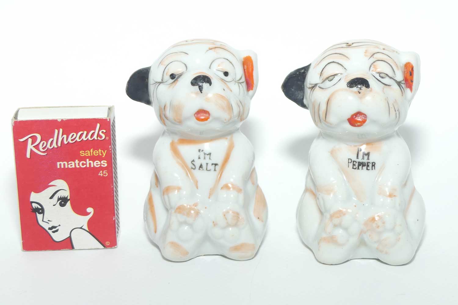 1930's Bonzo Dog Salt and Peppers