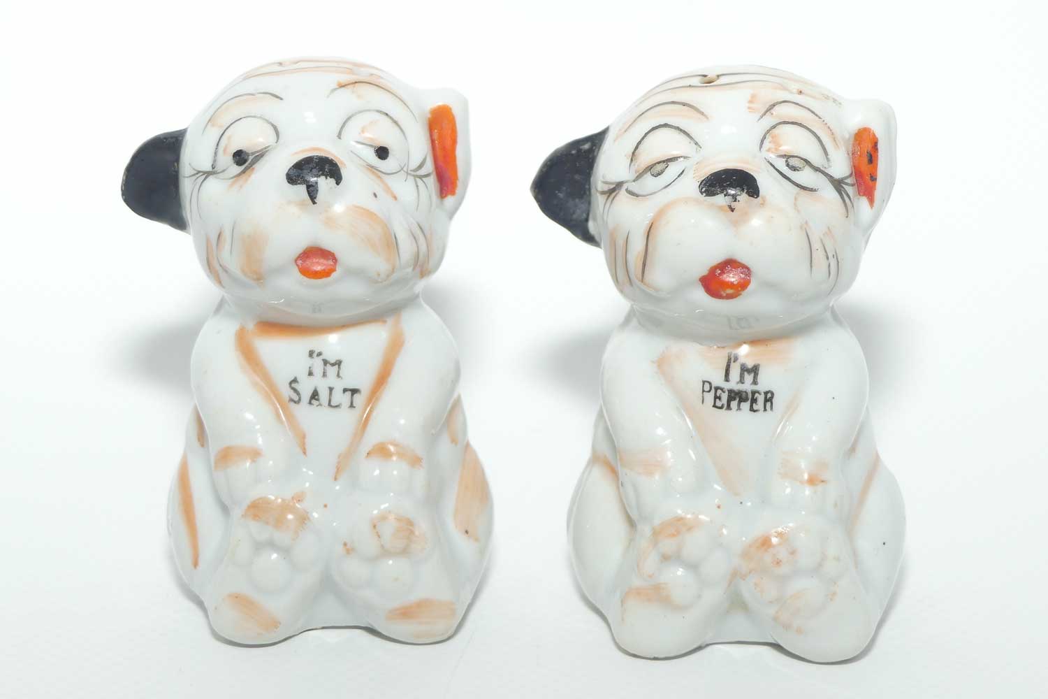 1930's Bonzo Dog Salt and Peppers