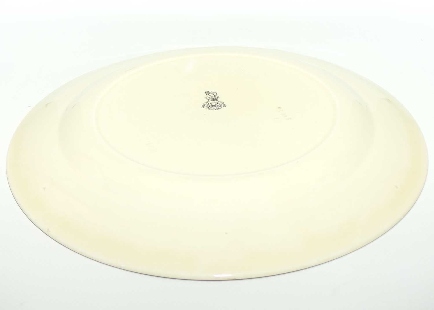 Royal Doulton Professionals series | The Bookworm plate D5905 | Yellow border