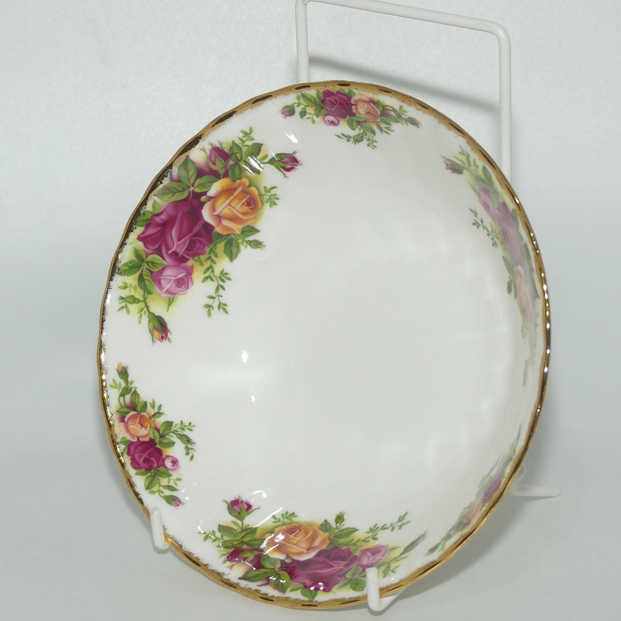 Royal Albert Bone China Old Country Roses England set of 6 bowls | 16cm diam | © 1962 Royal Albert Ltd backstamp | #2