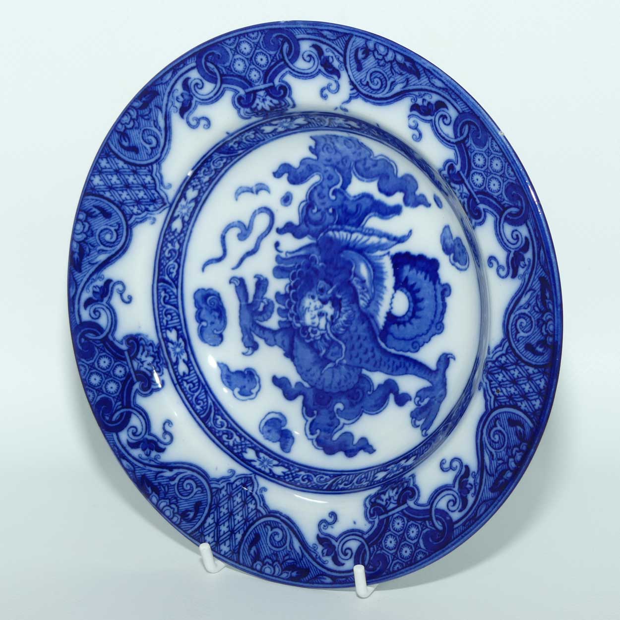 Royal Doulton Flow Blue Oyama pattern bowl | c.1907