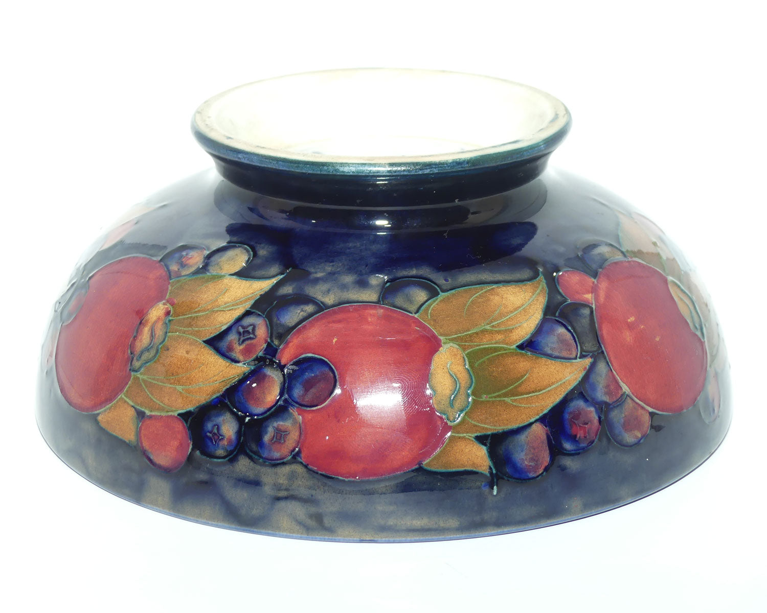 William Moorcroft Pomegranate pedestal bowl | Shape 11 | full signature