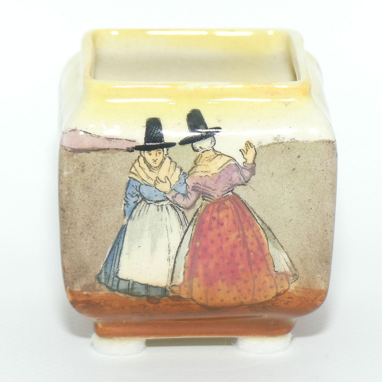 Royal Doulton Welsh miniature box section vase