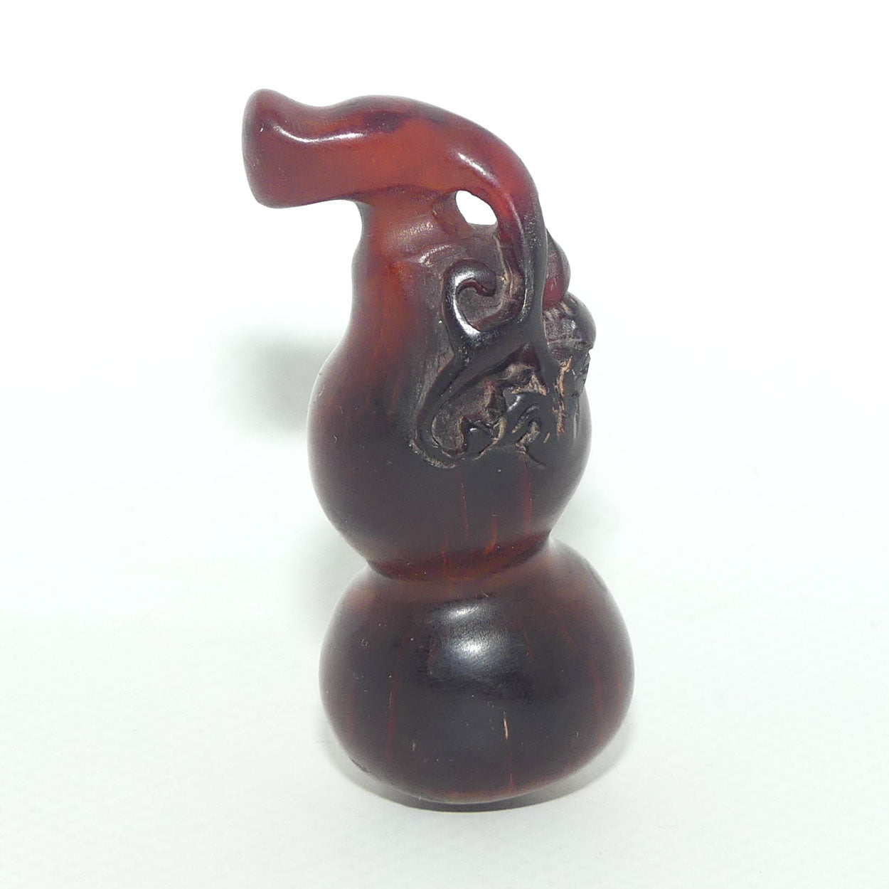Japanese Carved Boxwood miniature Gourd