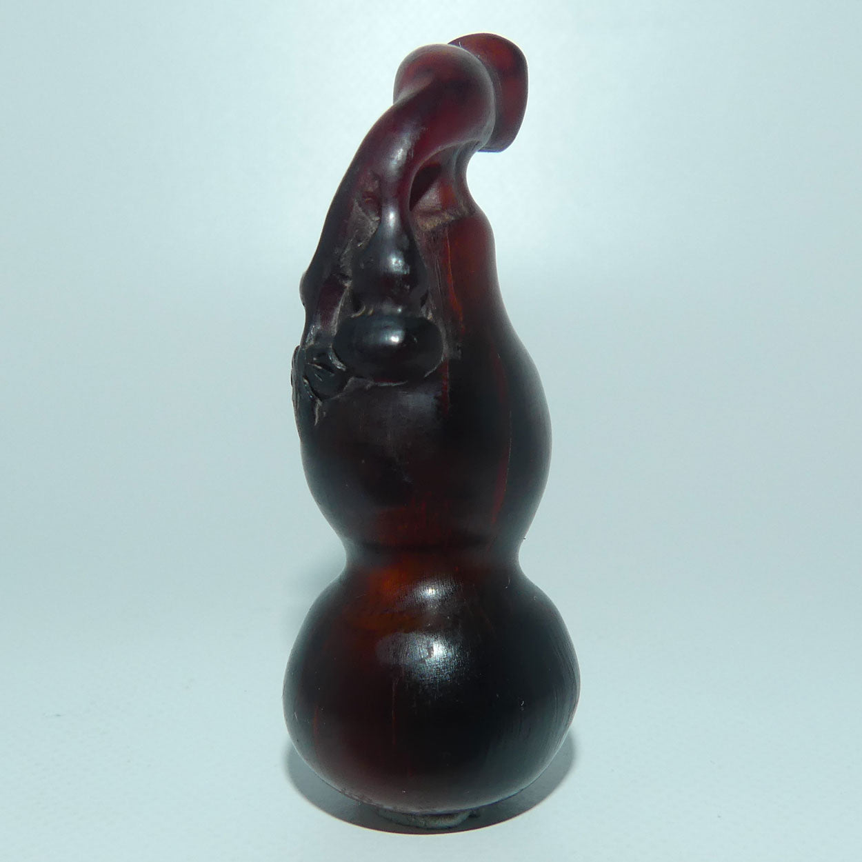 Japanese Carved Boxwood miniature Gourd