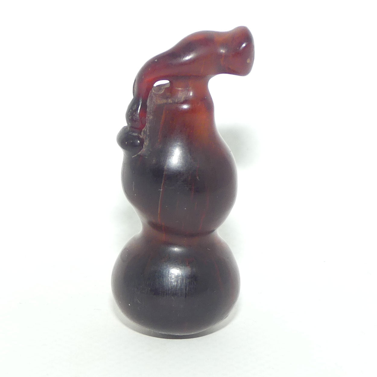 Japanese Carved Boxwood miniature Gourd