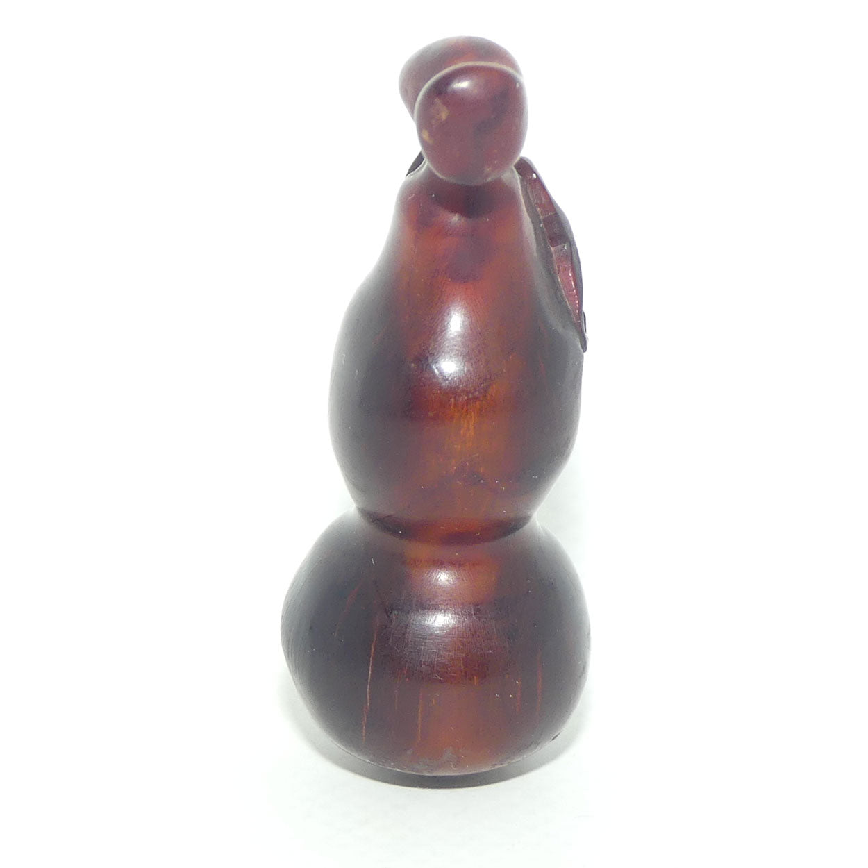 Japanese Carved Boxwood miniature Gourd