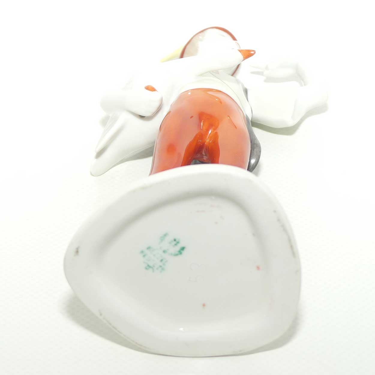 Vintage Hollohaza Hungary figure | Boy with Goose