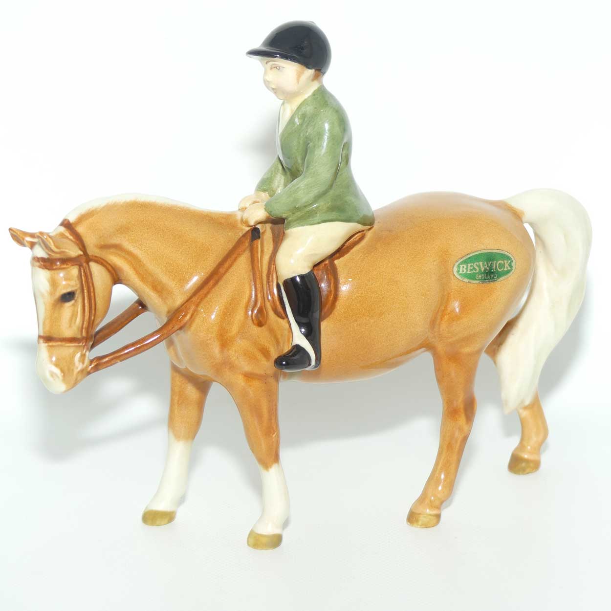 #1500 Beswick Boy on Pony (Palomino)