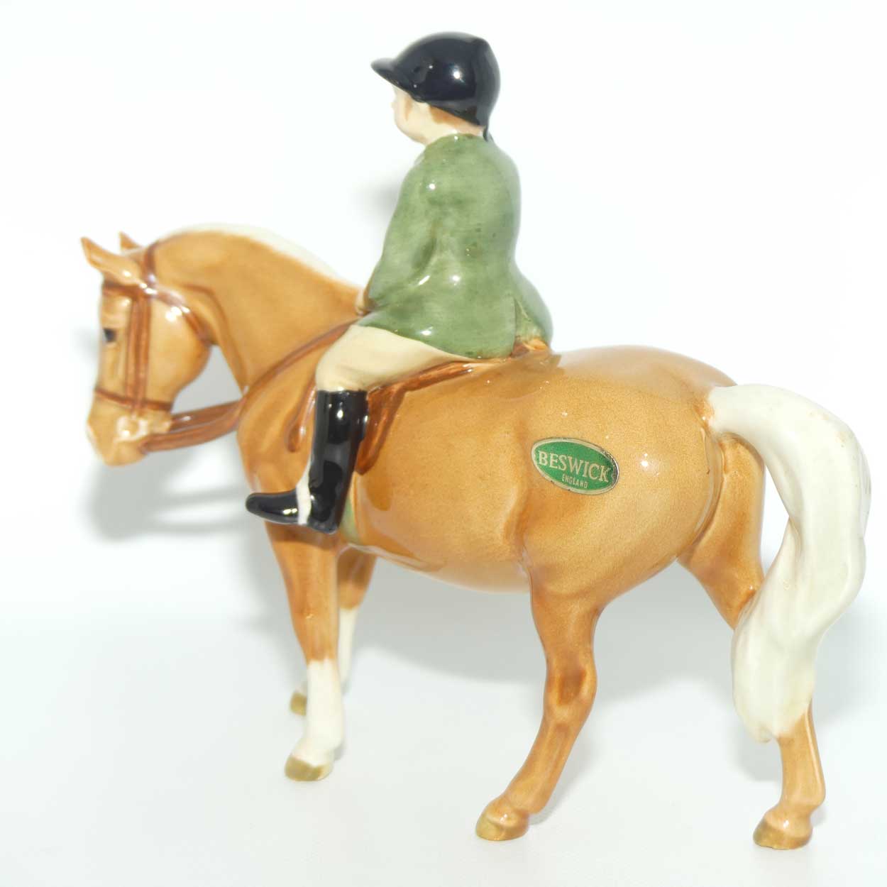 #1500 Beswick Boy on Pony (Palomino)
