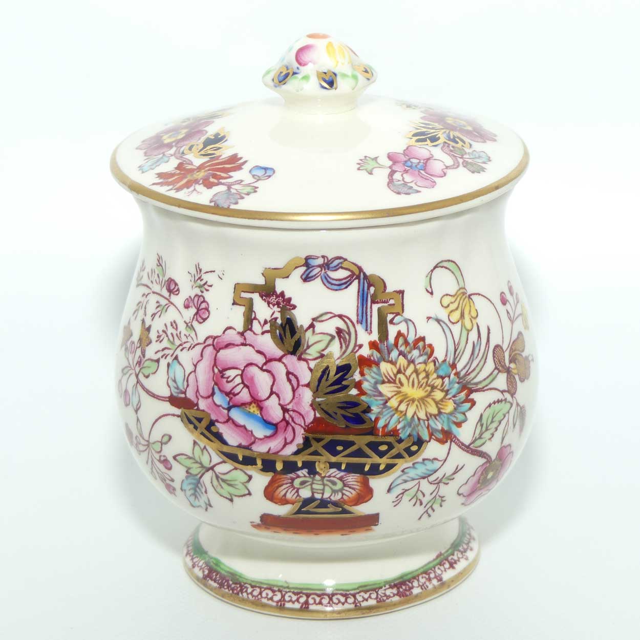 Masons Ironstone Brocade pattern jam pot