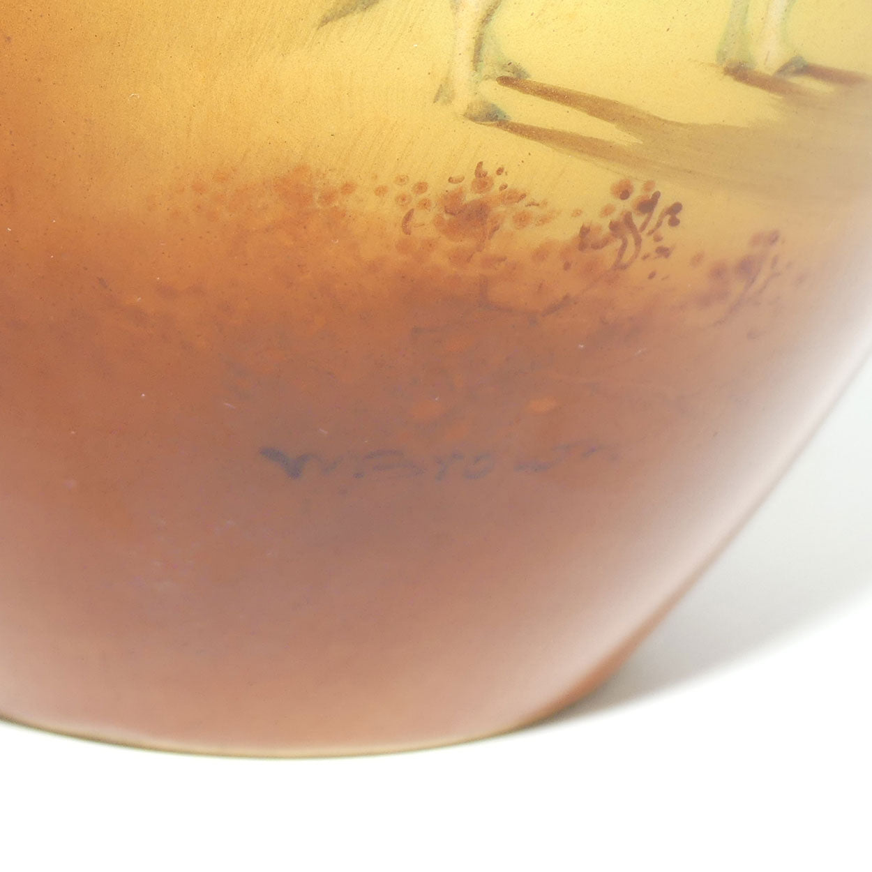 Royal Doulton hand painted and gilt Cattle bulbous vase |Brown|