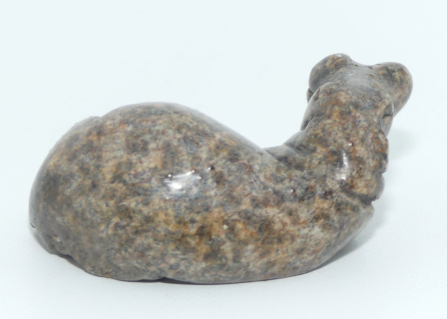 African | Shona Stone Hippopotamus | Brown