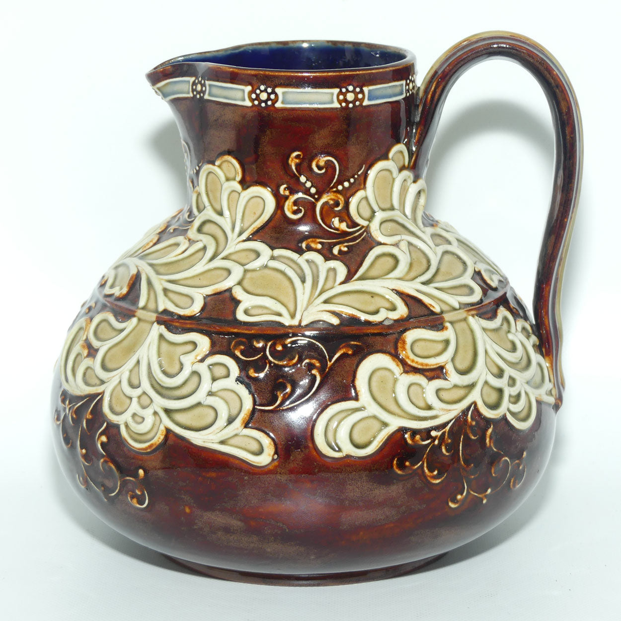 Doulton Lambeth Mark V Marshall decorated jug